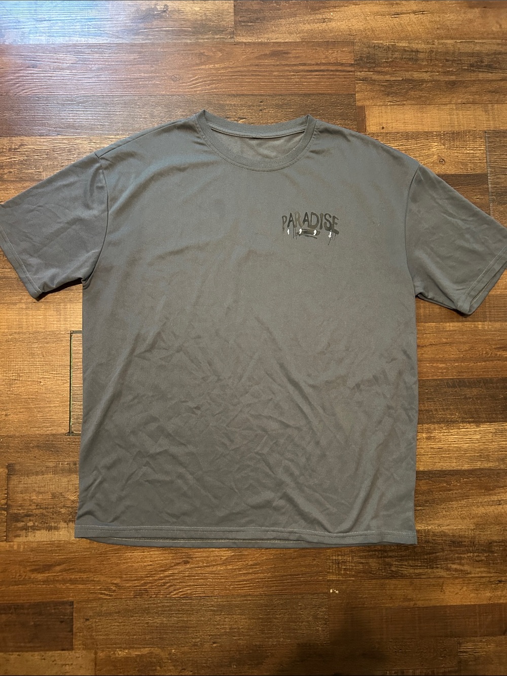 Paradise Crewneck T-Shirt - Men’s Gray